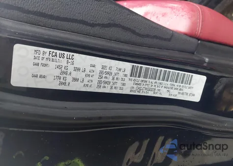 2017 Dodge Durango R/T Awd z USA, uszkodzony, nr VIN 1C4SDJCTXHC623239